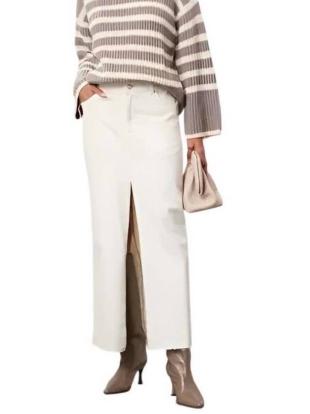 DL1961 White Maxi Denim